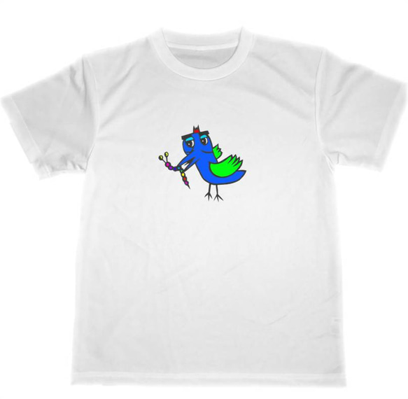 鳥　ドライ　Tシャツ　怪鳥　怪物　TUGE9999　オリジナル　切り絵　野鳥　グッズ