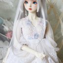 BJD 1/3 1/4  1/6人形 ドール用ウィッグ カツラ 耐熱 ハンドメイドzxww-37