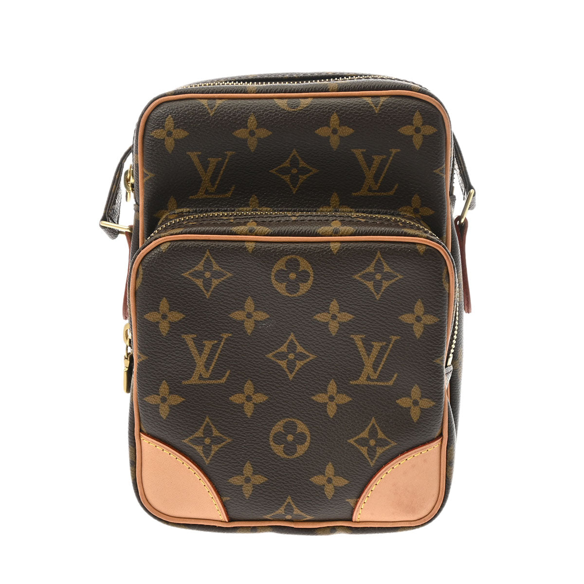 【カレンダー 2025の人気アイテム】 LOUIS VUITTON ルイヴィトン モノグラム アマゾン ブラウン M45236 レディース モノグラムキャンバス ショルダーバッグ Aランク 中古 _画像1