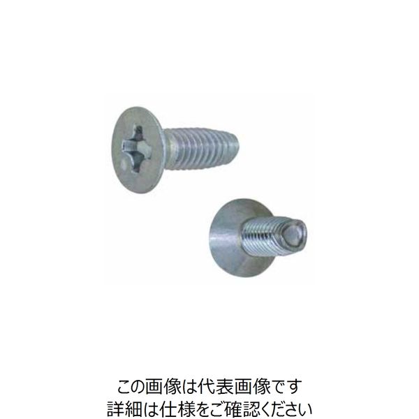 SUNCO 三価ホワイト Sタイトサラ(日東精工 3×8 (3000本入) 30-00-N001-0030-0080-03 1箱(3000本)（直送品）