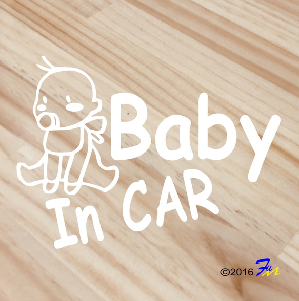 Baby In CAR 12 ステッカー