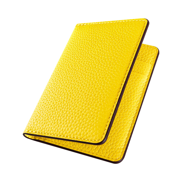 窓付き 薄型 カードケース 名刺入れ イエロー＜COPCC26B-Yellow＞