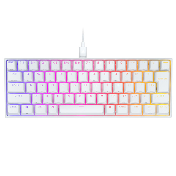 コルセア K65 RGB MINI CHERRY MX SPEED White 日本レイアウト ホワイト CH-9194114-JP