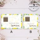 レモン lemon 黄色 イエロー きいろ かわいい  サンキューカード アクセサリー台紙  ハトメ穴あけオプション有 harucard