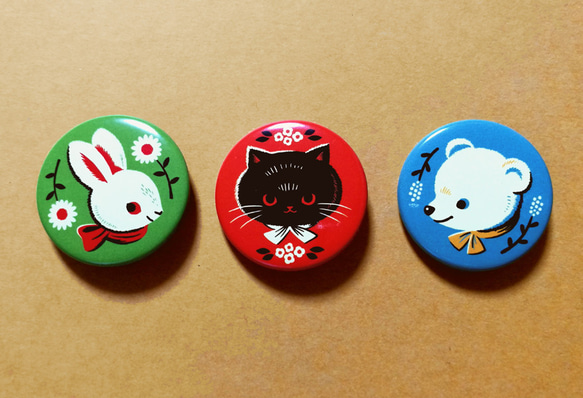 TIN BADGE TRIO 缶バッジセット