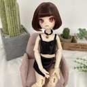 BJD 1/3 1/4  1/6人形 ドール用ウィッグ カツラ 耐熱 ハンドメイドzxww-192