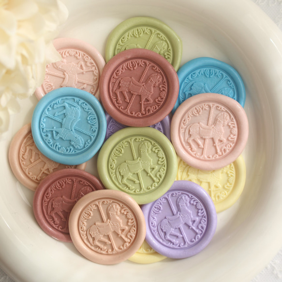 Wax seal stamp │ Carousel │ シーリングスタンプ【25mm】