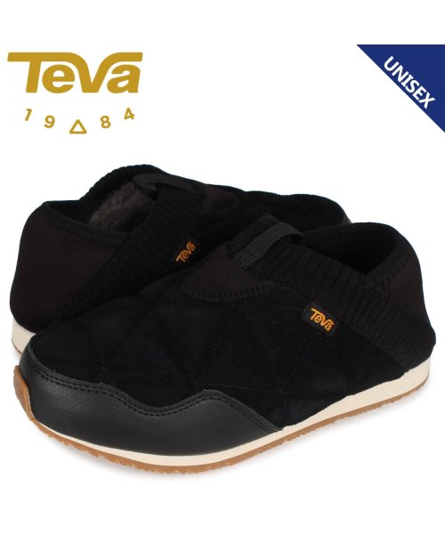 Teva テバ エンバー シューズ モックシューズ スリッポン メンズ レディース EMBER MOC SHEARLING ブラック 黒 1103271