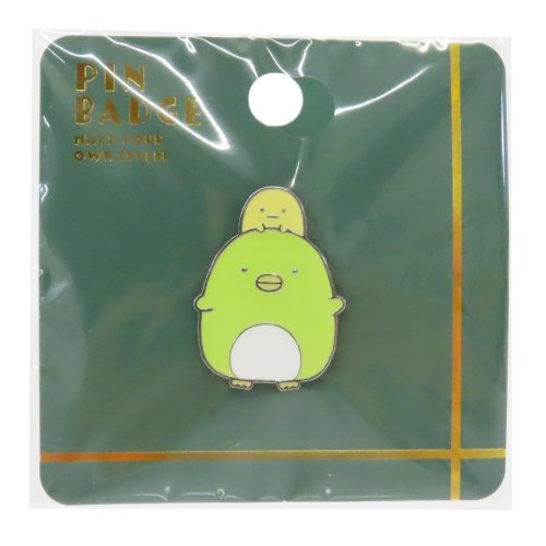 すみっコぐらし ピンバッジ PINS ピンズ ぺんぎんとたぴおか サンエックス スモールプラネット プレゼント キャラクター グッズ