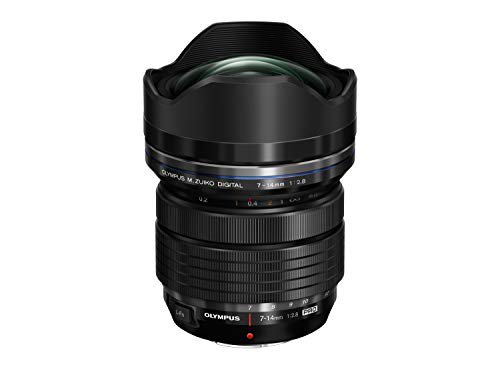 OLYMPUS 超広角ズームレンズ M.ZUIKO DIGITAL ED 7-14mm F2.8 PRO マイクロフォーサーズ用 EZ-M0714PRO BLK【中古品】