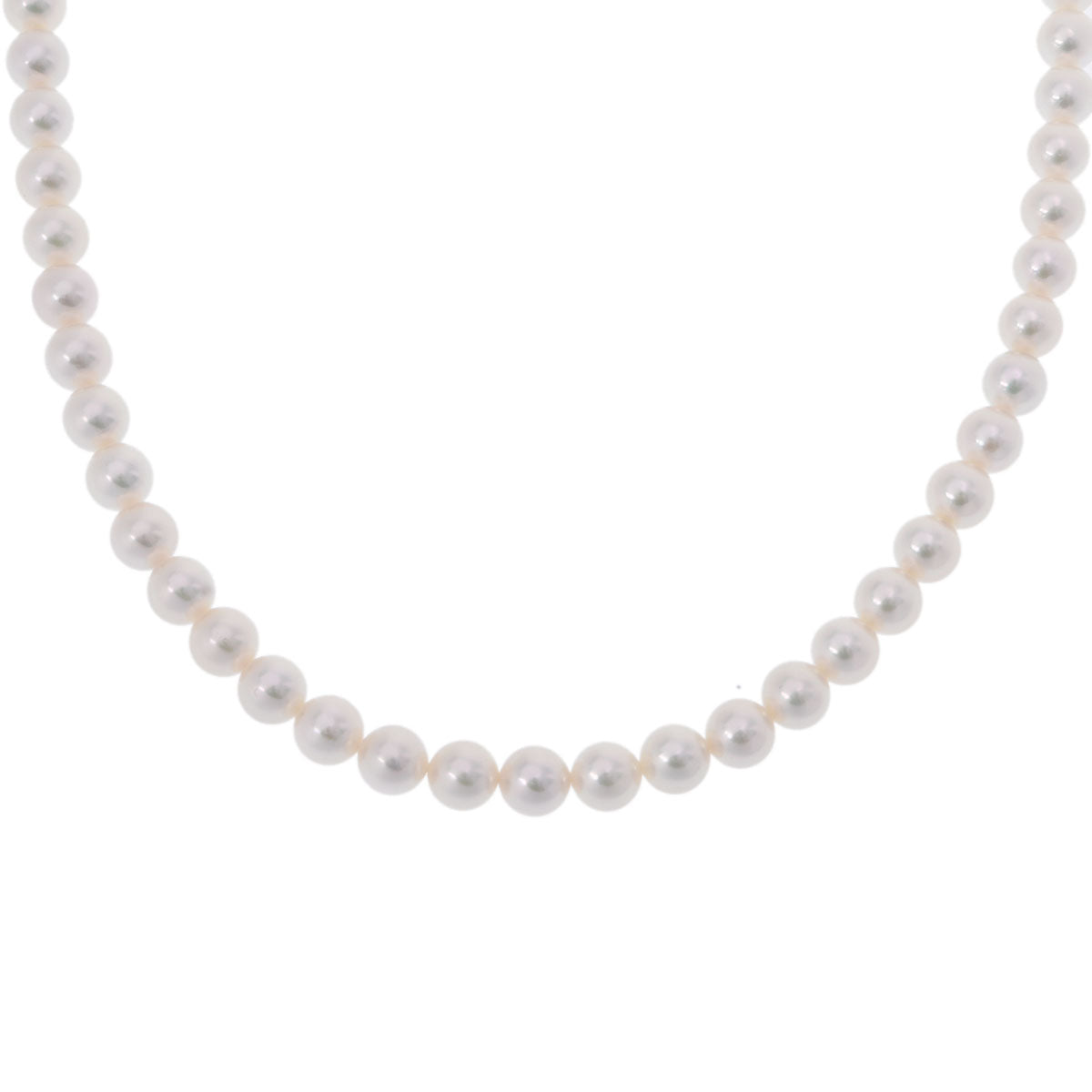 MIKIMOTO ミキモト パールネックレス - レディース シルバー ネックレス Aランク 中古 