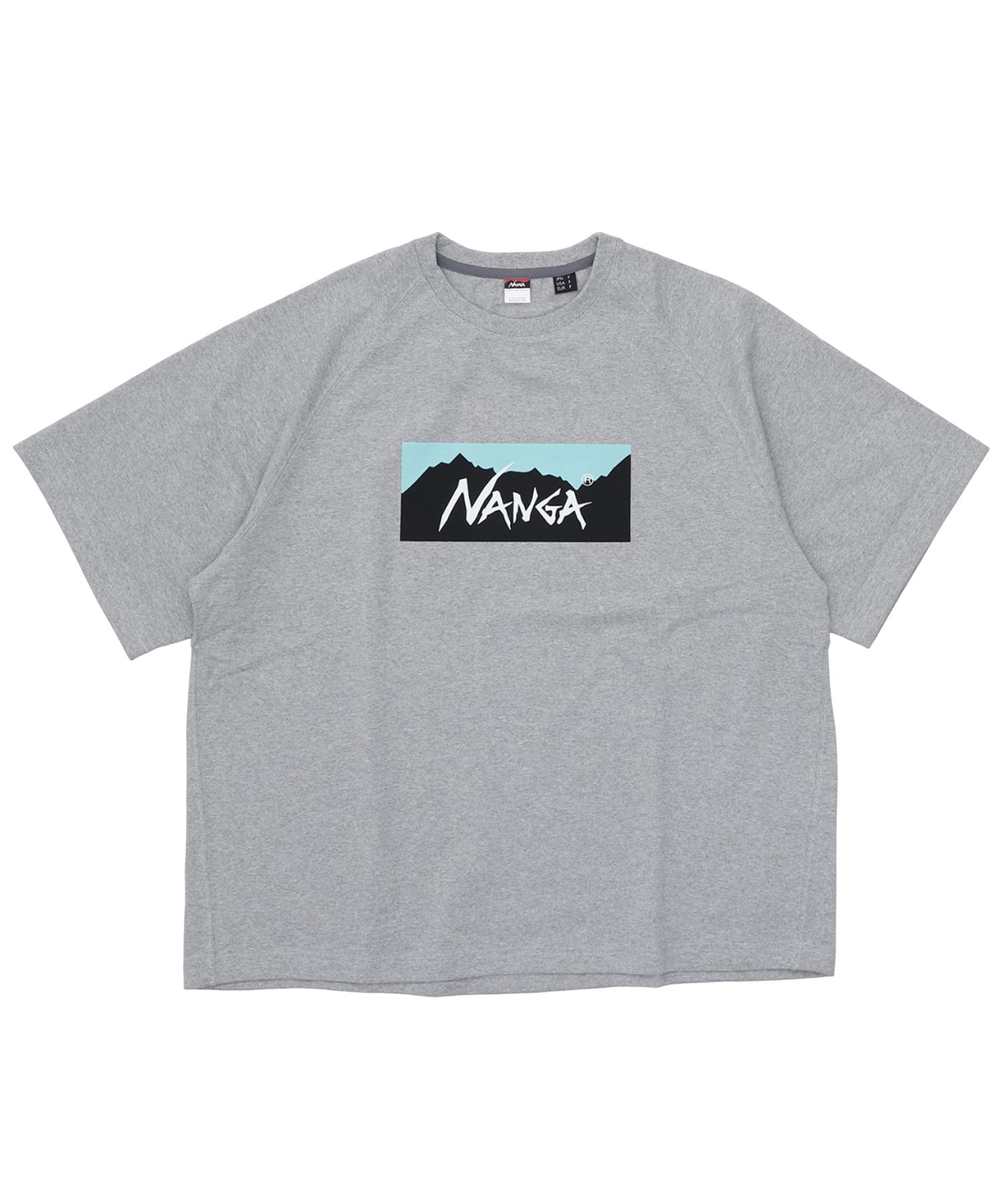 ナンガ/NANGA ナンガ Tシャツ 半袖 エコハイブリッド ボックスロゴ ルーズフィットティー ･･･