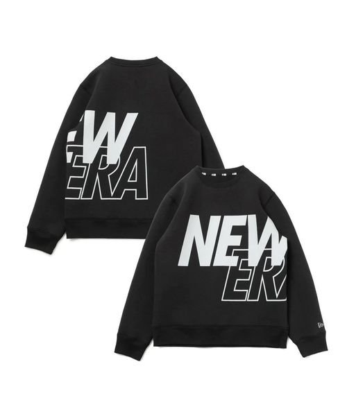 PA TECH SWEAT CREW NECK BLK