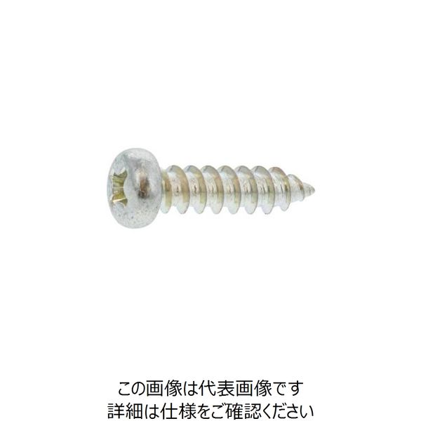 SUNCO 三価ホワイト (+)Aナベ 8×25 (220本入) 20-00-0000-0080-0250-03 1箱(220本)（直送品）