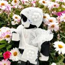 ロボホン RoBoHoN ロボホンの服　フリルレース付きＴシャツ３点セット