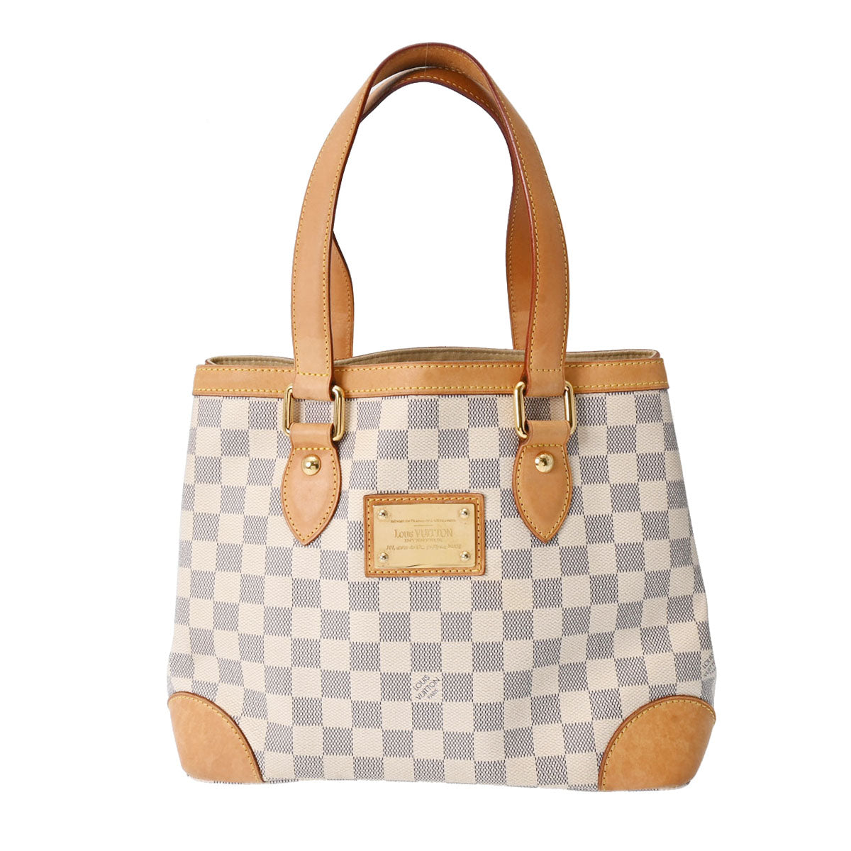 LOUIS VUITTON ルイヴィトン ダミエアズール ハムステッド PM ホワイト N51207 レディース ダミエアズールキャンバス ハンドバッグ Bランク 中古 