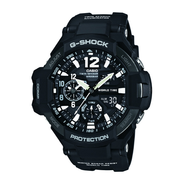 カシオ 腕時計 G-SHOCK ブラック GA-1100-1AJF