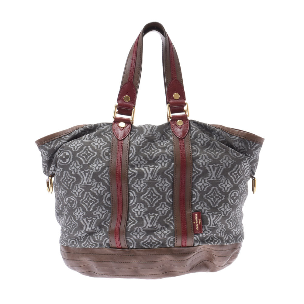 LOUIS VUITTON ルイヴィトン アヴィエーター 2WAY 2010年プレフォールコレクション グレー M40385 ユニセックス キャンバス/レザー ハンドバッグ Bランク 中古 