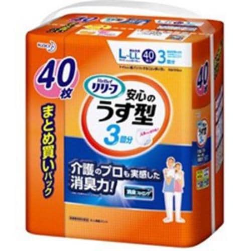 花王 リリーフ はつらつパンツ 安心のうす型 LLサイズ (40枚入)