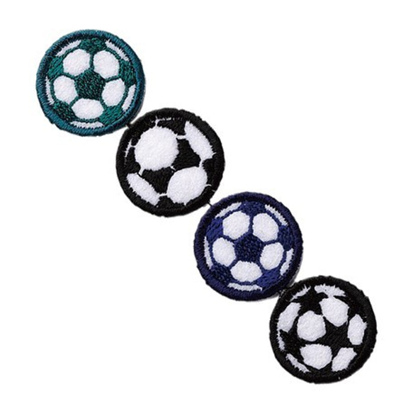 新商品！カットしても使える！『連続ワッペン 　サッカーボール』