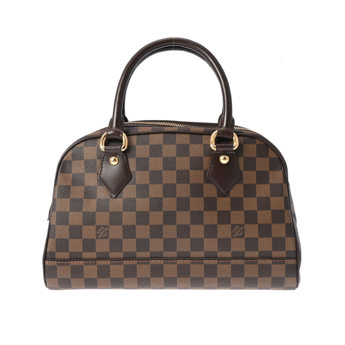 LOUIS VUITTON ルイヴィトン ダミエ ドゥオモ ブラウン N60008 レディース ダミエキャンバス ハンドバッグ Aランク 中古 