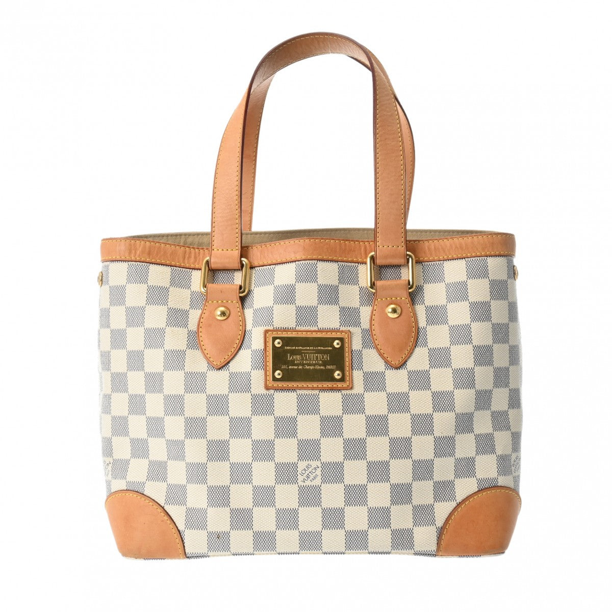 LOUIS VUITTON ルイヴィトン ダミエアズール ハムステッド PM ホワイト N51207 レディース ダミエアズールキャンバス ハンドバッグ Bランク 中古 