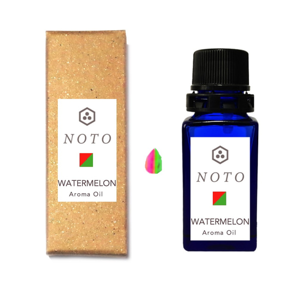 NOTO　スイカアロマオイル１０ml　西瓜の爽やかでジューシーな香りを再現したフレグランスオイル