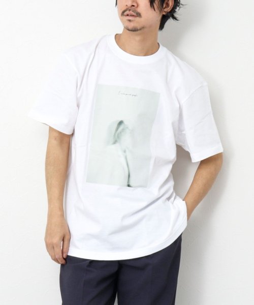 Landscape with people T－shirts フォトプリントTシャツ