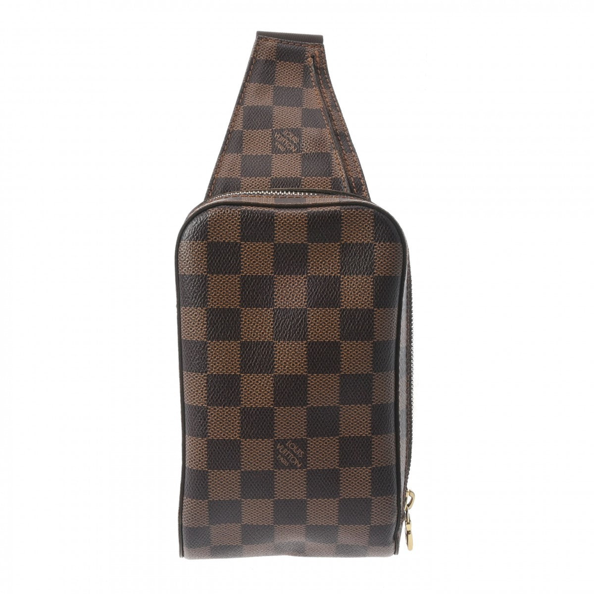 LOUIS VUITTON ルイヴィトン ダミエ ジェロニモス ブラウン N51994 メンズ ダミエキャンバス ボディバッグ ABランク 中古 