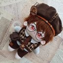 20cm/40cmぬいぐるみ服 着せ替えぬいぐるみ かわいい 郵便配達セット 郵便配達人 バッグ付き ぬい服 格好いい