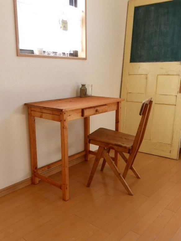 drawer DESK pine w800