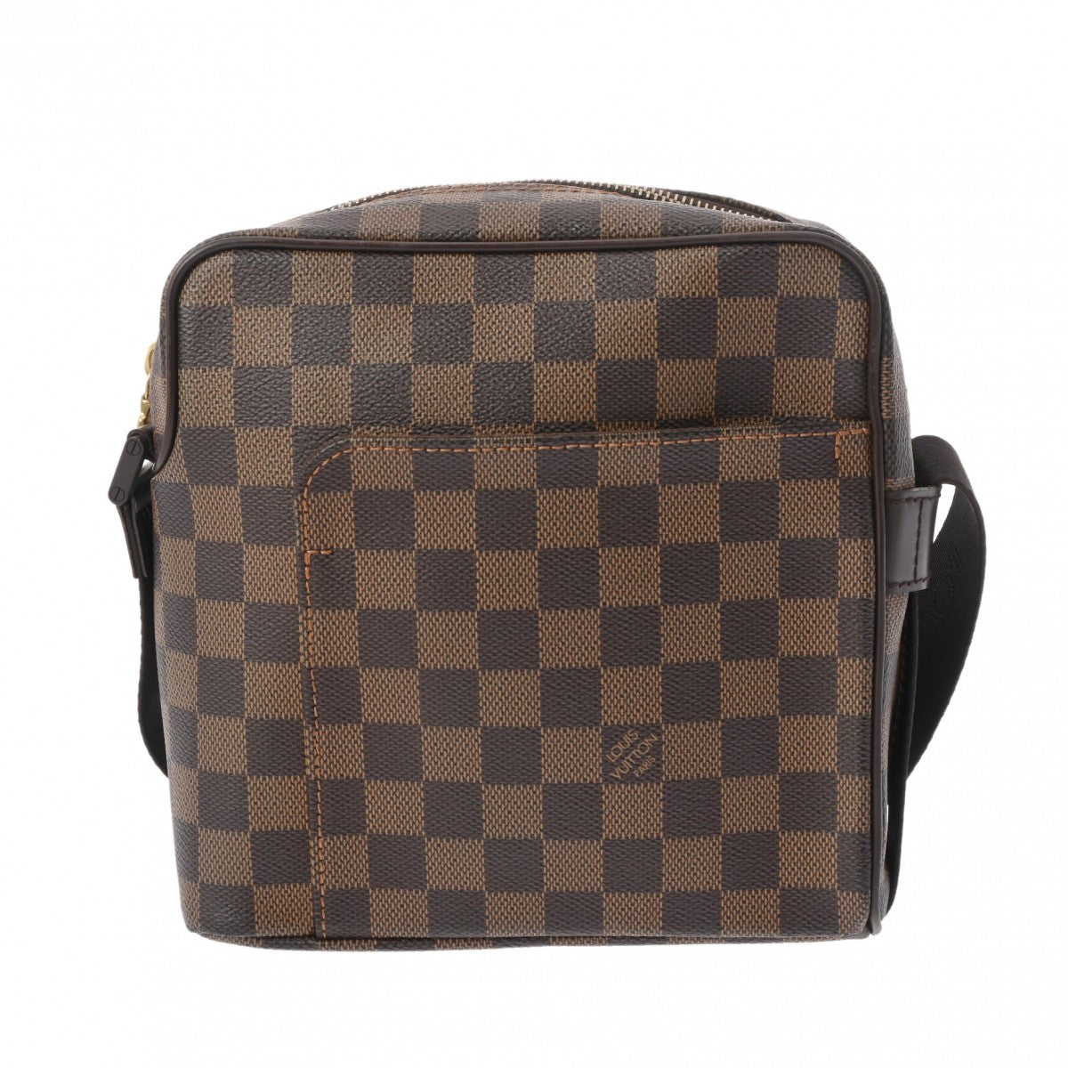 LOUIS VUITTON ルイヴィトン ダミエ オラフ PM ブラウン N41442 ユニセックス ダミエキャンバス ショルダーバッグ ABランク 中古 