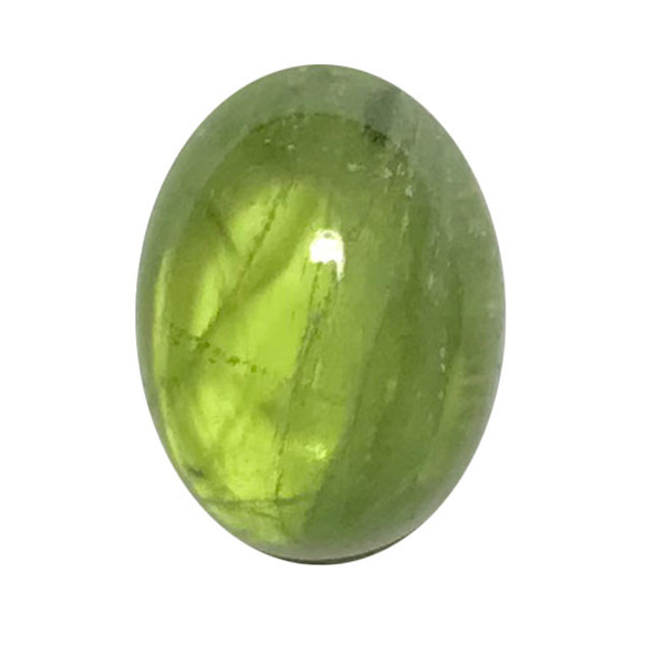 天然石ルース限定品　ペリドット(Peridot)　オーバルカボション　ルース　st-st-529