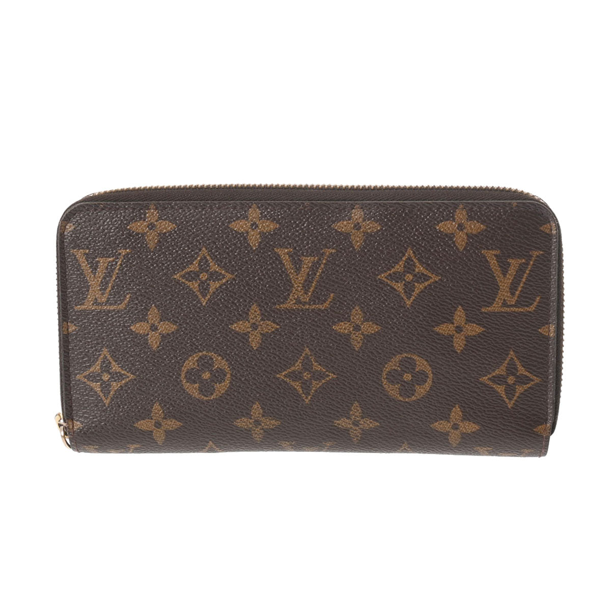 LOUIS VUITTON ルイヴィトン モノグラム ジッピーウォレット 旧型 ブラウン M60017 ユニセックス モノグラムキャンバス 長財布 Bランク 中古 