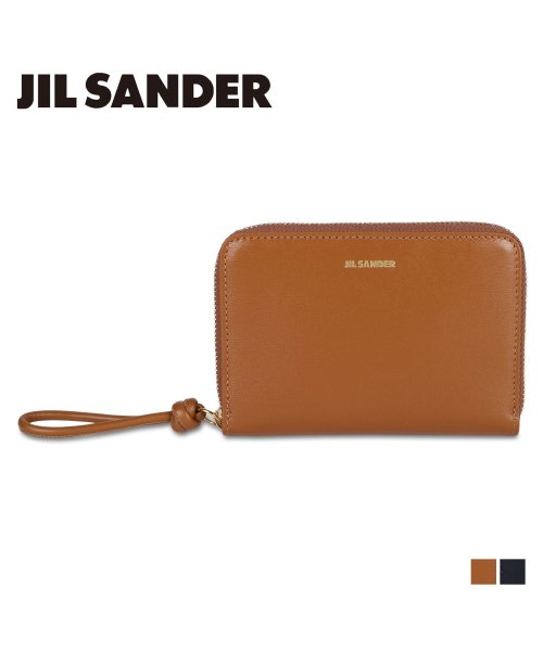 ジルサンダー JIL SANDER 財布 二つ折り レディース ラウンドファスナー 本革 レザー POCKET ZIP AROUND WALLET GIRO ブ