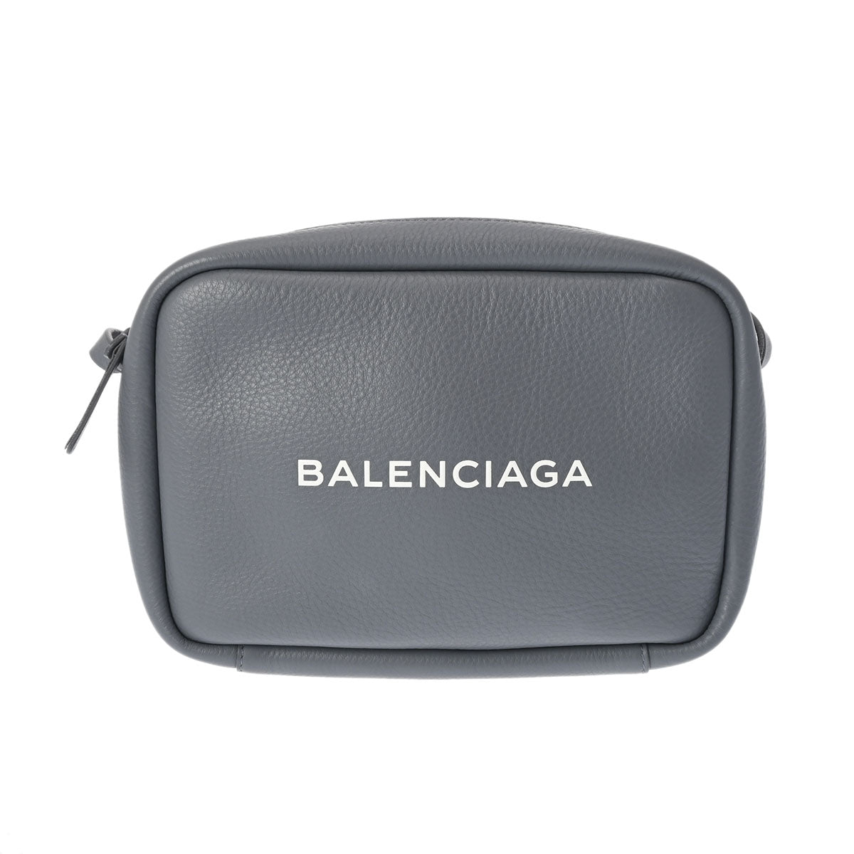 【2025カレンダーの人気アイテム】 BALENCIAGA バレンシアガ エブリディ グレー シルバー金具 489812 レディース カーフ ショルダーバッグ ABランク 中古 _画像1