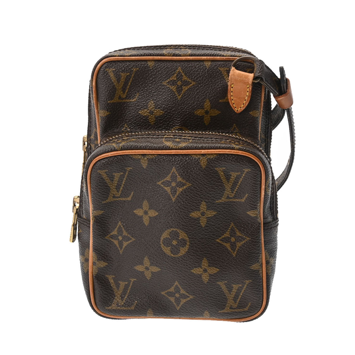 LOUIS VUITTON ルイヴィトン モノグラム ミニアマゾン ブラウン M45238 ユニセックス モノグラムキャンバス ショルダーバッグ B