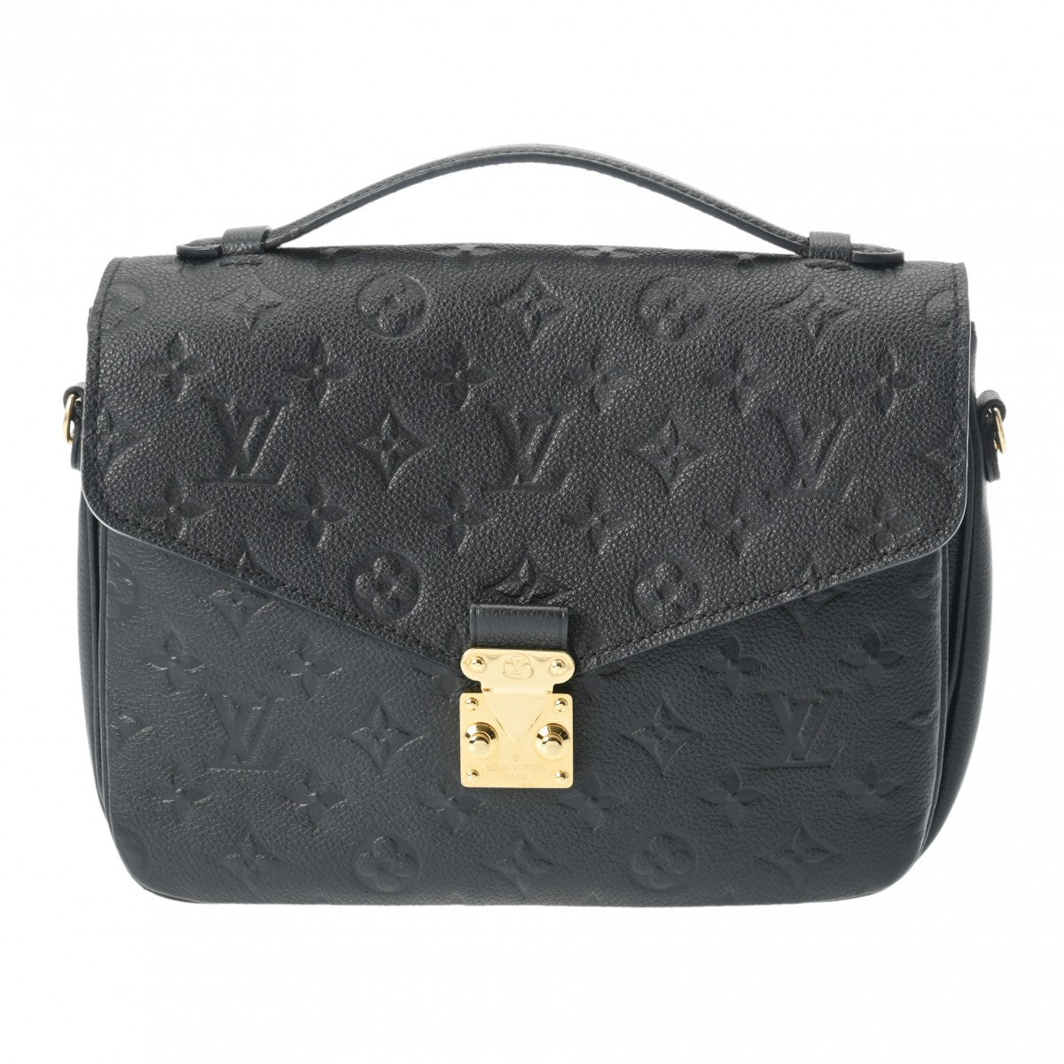 LOUIS VUITTON ルイヴィトン モノグラムアンプラント ポシェットメティス MM 2WAY ノワール M41487 レディース レザー ハンドバッグ ABランク 中古 