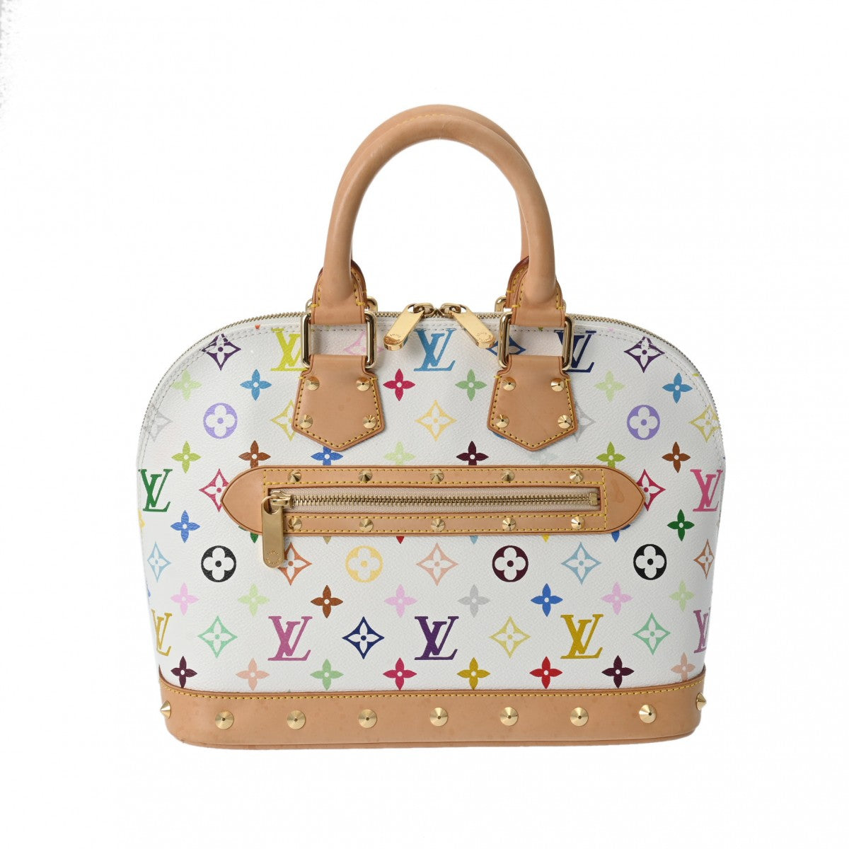 LOUIS VUITTON ルイヴィトン モノグラム アルマ ブロン M92647 レディース モノグラムマルチカラー ハンドバッグ ABランク 中古 