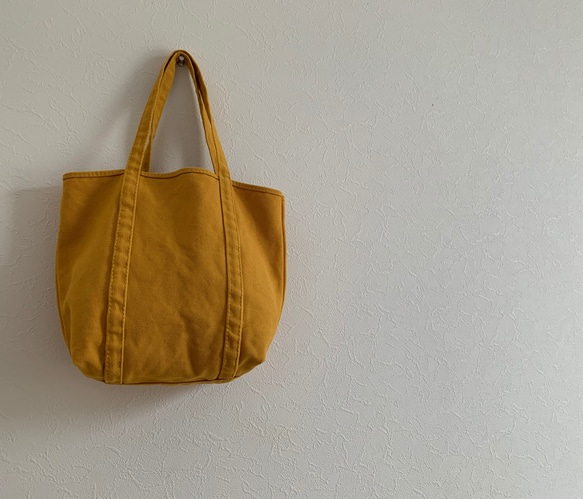 Tall TOTE (S)  帆布　マスタード