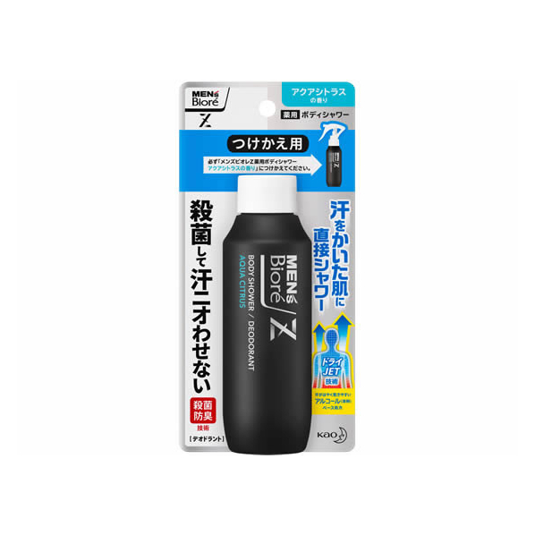 KAO メンズビオレZ 薬用ボディシャワー アクアシトラスの香 付替 100mL FCA6591