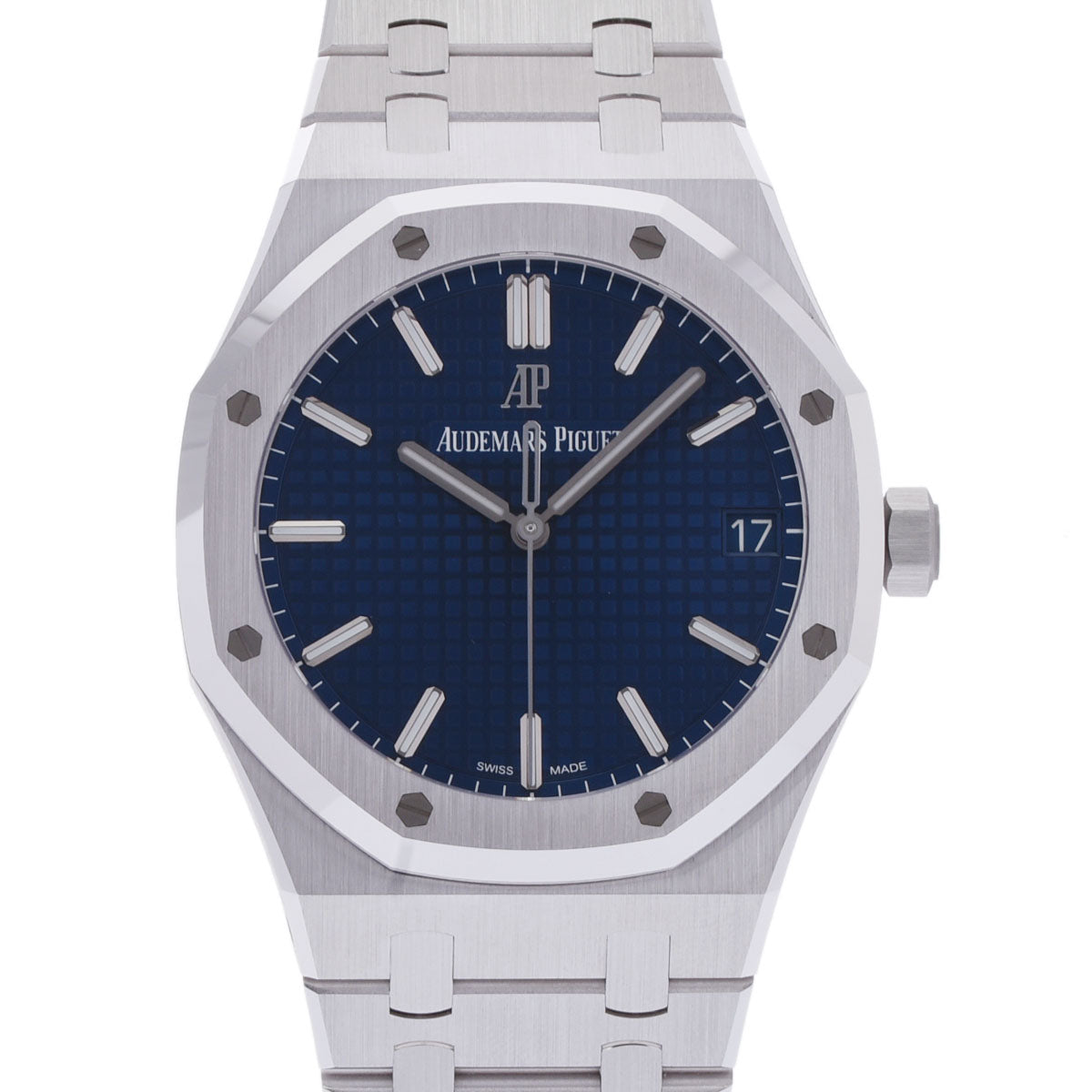 AUDEMARS PIGUET オーデマピゲ ロイヤルオーク 世界限定300本 15503BC.00.1220BC.01 メンズ WG 腕時計 自動巻き ブルー文字盤 Aランク 中古 