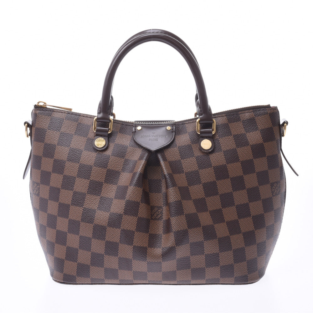 LOUIS VUITTON ルイヴィトン ダミエ シエナPM ブラウン N41545 レディース ダミエキャンバス 2WAYバッグ ABランク 中古 