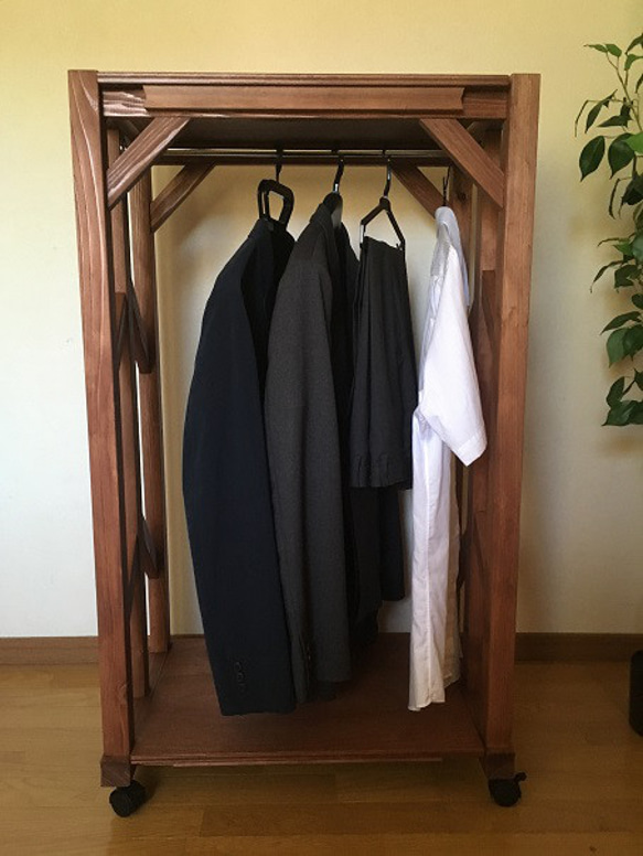 Region 08 Hanger rack    木製ハンガーラック  クロークシェルフ