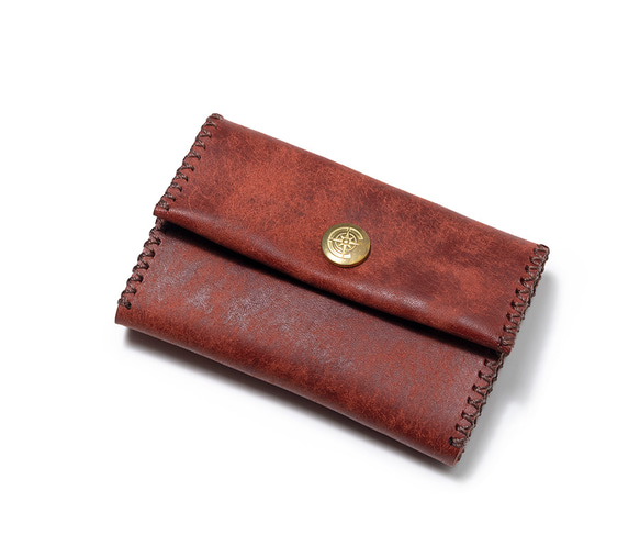 コンパクトに持ち歩けるキャッシュレス財布/Compact Wallet[RED]/キャッシュレス ミニ財布