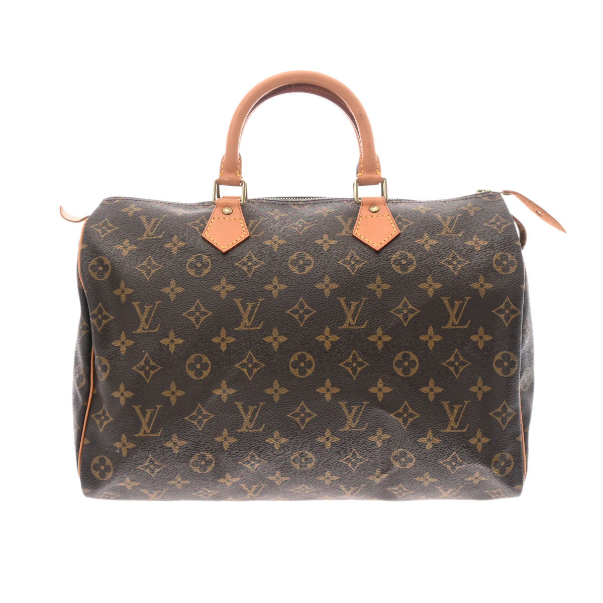 LOUIS VUITTON ルイヴィトン モノグラム スピーディ35 ブラウン M41524 レディース モノグラムキャンバス ハンドバッグ ABランク 中古 