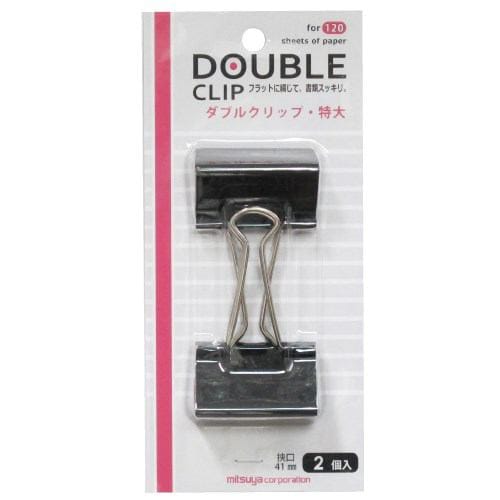 ミツヤ DBC-41P ダブルクリップトクダイ２本入り