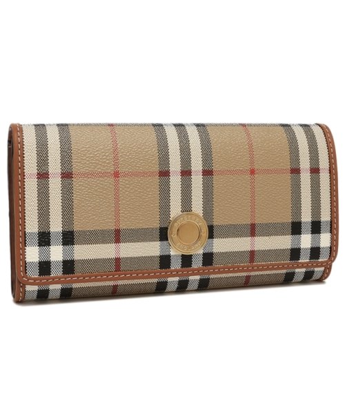 バーバリー 長財布（かぶせ蓋） ベージュ レディース BURBERRY 8070414 A7026