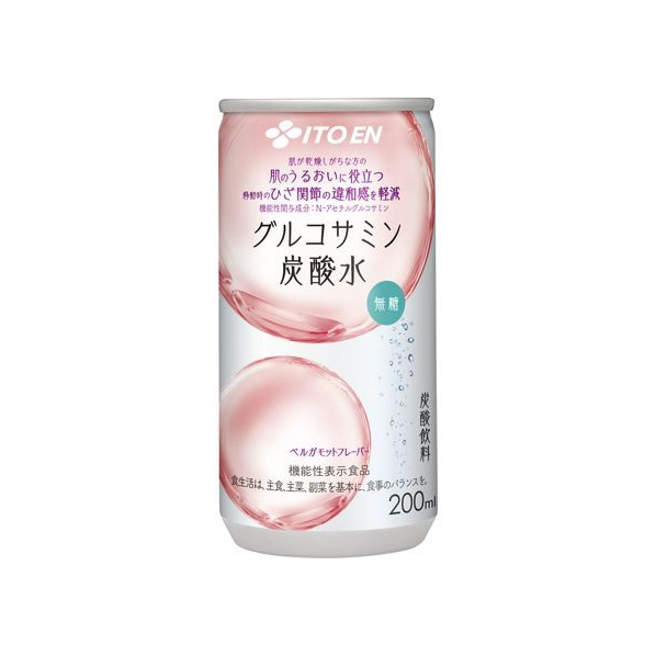 伊藤園 機能性表示食品 グルコサミン炭酸水 200ml FC276PP