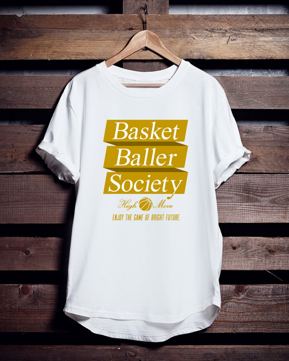 バスケTシャツ「Basket Baller Society」